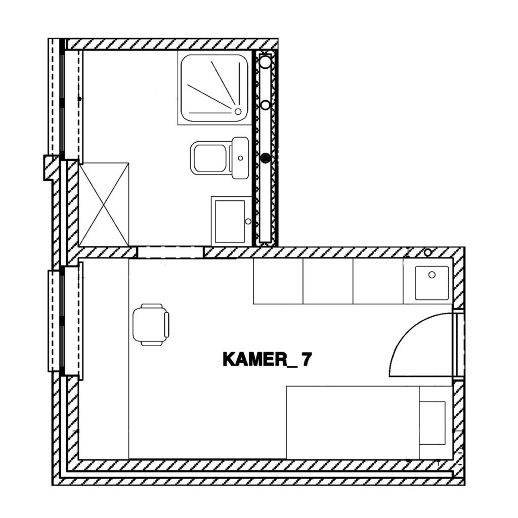 Plattegrond Standaard Studio