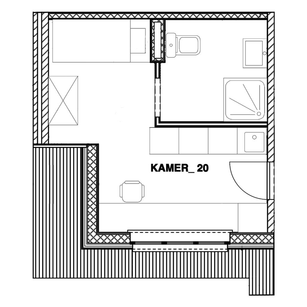 Plattegrond Grote Studio